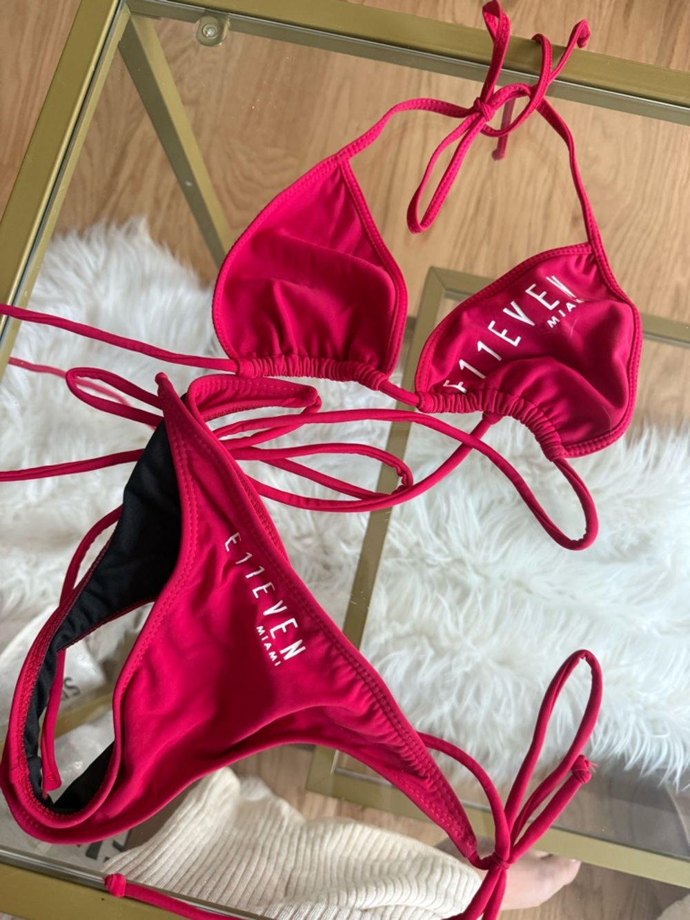 E11EVEN Miami Hot Pink String Bikini - Picture 5 of 5